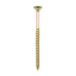Timco 5.0 x 120mm (10 x 4" 3/4) Countersunk Pozi Pz2, Classic Woodscrew, Steel Zinc / Yellow Plated, 50120CLAS