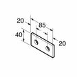 SB507 P1065 Splice Plate 2 Hole, Unistrut compatible, stainless steel A4 (316)