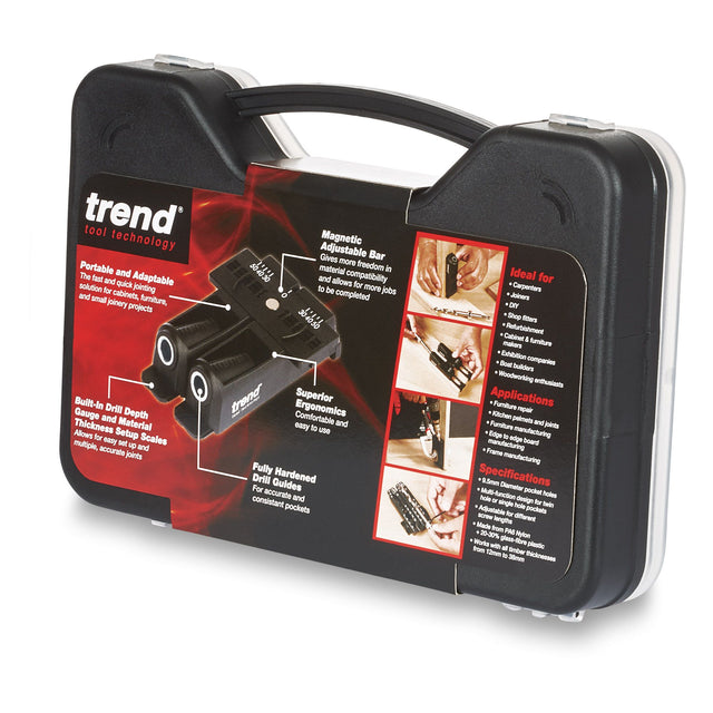 Trend 3 In 1 Pocket Hole Jig Kit PH/JIG/BK