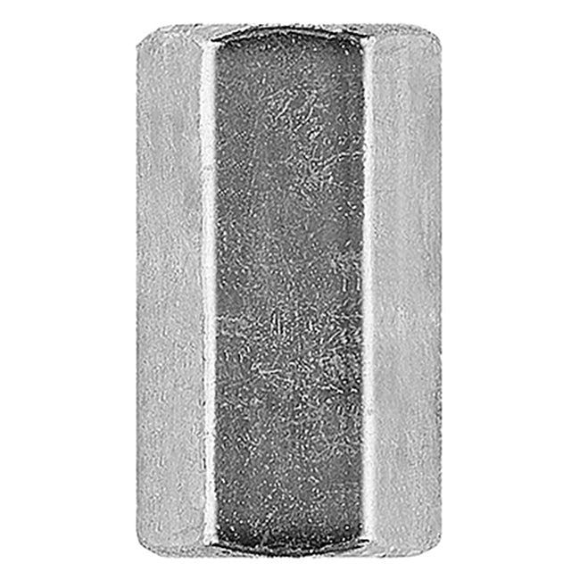 M10/M12 x 30mm Coupler Nut, 17mm A/Flat, Steel Zinc Plated