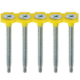 TIMco 3.5 x 35 Universal Self Drill Drywall Metal Stud Plasterboard Collated Screws, Pack of 1000 00035COLLSD