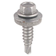 6.3 x 25 Timco Hex agon Head Stitching Screw, Steel Exterior Quality Plating. Timco code: S25W16B