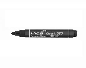 Pica 520/46 Permanent Marker Round Tip 1-4mm Black