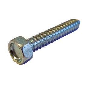 12 x 2" (5.5 x 50mm) Hexagon Head Self Tapper AB, Bright Zinc Plated, DIN 7976 C