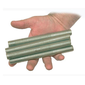 M12 x 200mm Steel Allthreads / Resin Anchor Studs, Galvanised Grade 8.8