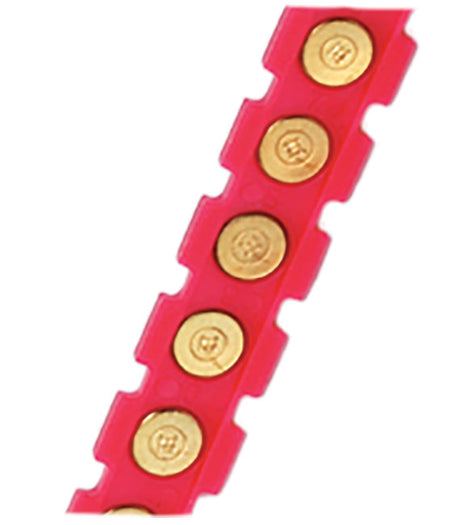 Red Powder Actuated Cartridges / Load Strips, 0.27 Caliber