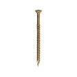 8.0 x 120 Timco Countersunk TX40 Clamp Fix C2 Woodscrews Yellow 80120C2C