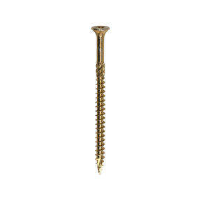 8.0 x 120 Timco Countersunk TX40 Clamp Fix C2 Woodscrews Yellow 80120C2C
