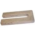 No.2 50mm x 100mm x 10mm with a 14mm slot (Suits bolts up to M12) Steel Metal Horseshoe Trouser Shim galvanised