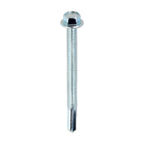 5.5 x 65mm (5/16" Hexagon Head) Self Drill Screws, Metal to Metal, Bright Zinc Plated For Steel 4-12.5mm Thickness ZH65B