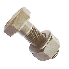 M16 x 80 HSFG High Strength Friction Grip Bolt, Nut & Through Hardened Washer, Galvanised. CE Approved