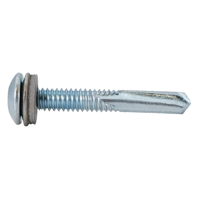 5.5 x 38mm 16mm Washer Pan Stitching Screw 4.0 - 12.5mm Bi-Metal A2 BMDH5.5-38-5