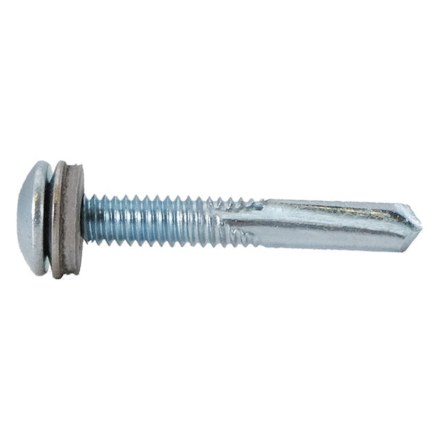 5.5 x 38mm 16mm Washer Pan Stitching Screw 4.0 - 12.5mm Bi-Metal A2 BMDH5.5-38-5