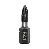 PZ1 x 25mm Addax X6 Impact Screwdriver Bit (Pack of 10) 1PZ25X6