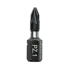 PZ1 x 25mm Addax X6 Impact Screwdriver Bit (Pack of 10) 1PZ25X6