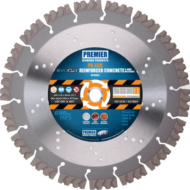 125 x 22mm 6 Star Reinforced Concrete Diamond Blade DP16549 P6/ECC