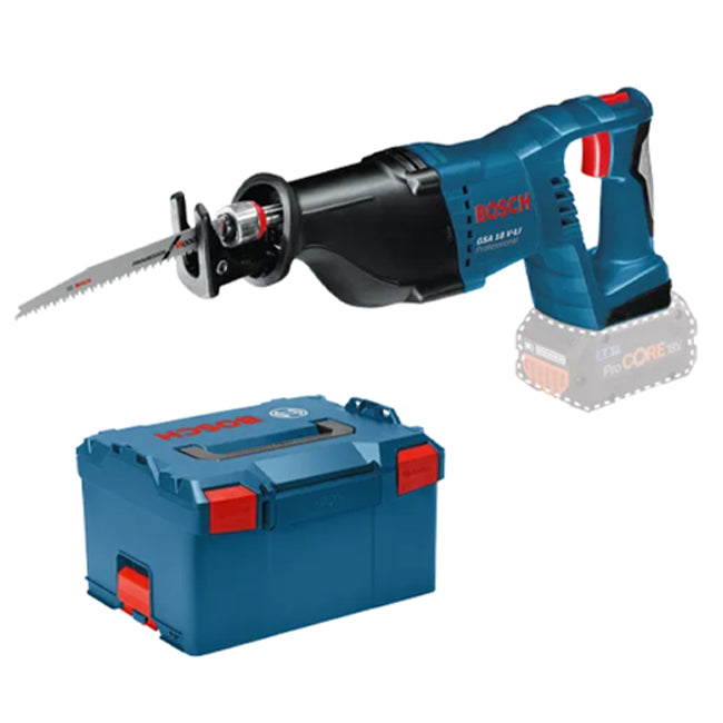 Bosch GSA 18V-LI Cordless Sabresaw without battery or charger In L-BOXX *Refurbished*
