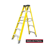Jefferson 6 Tread x 1.56M Fibreglass Painters Step Ladder, EN131. JEFLADFGLS06