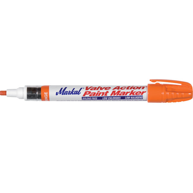 Markal Orange Valve Action Paint Marker 96824