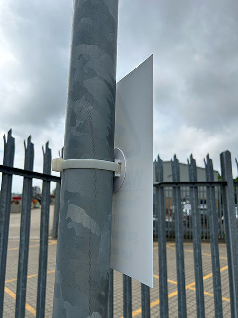 SignFix Premium Bond For 75mm Round Posts White