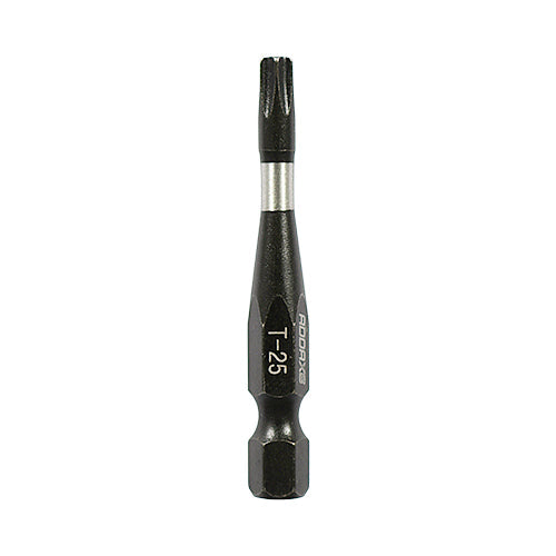 T25 X 50mm Addax X6Impact Screwdriver Bit (Pack of 5) 25TX50X6
