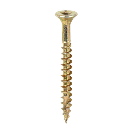 4.0 x 40 Timco Countersunk TX20 Clamp Fix C2 Woodscrews Yellow (Tub of 1200) 40040C2CTUB