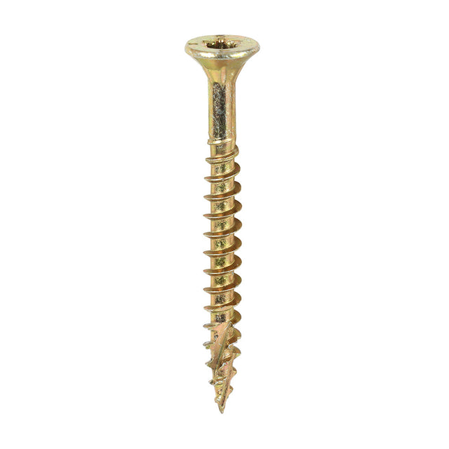4.0 x 40 Timco Countersunk TX20 Clamp Fix C2 Woodscrews Yellow (Tub of 1200) 40040C2CTUB