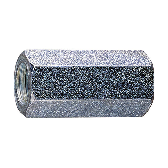 M10 x 30mm Studding Connector Bright Zinc Plated Thinwall 13mm A/F
