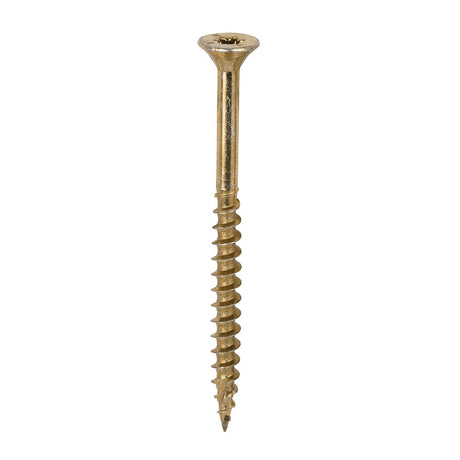 6.0 x 80 Timco Countersunk TX30 Clamp Fix C2 Woodscrews Yellow 60080C2C