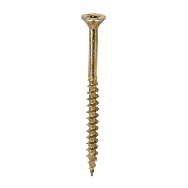 6.0 x 80 Timco Countersunk TX30 Clamp Fix C2 Woodscrews Yellow 60080C2C