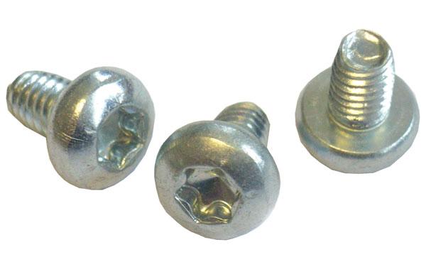 M3 x 5 Pan T10 Tapite alternative screws, steel bright zinc plated