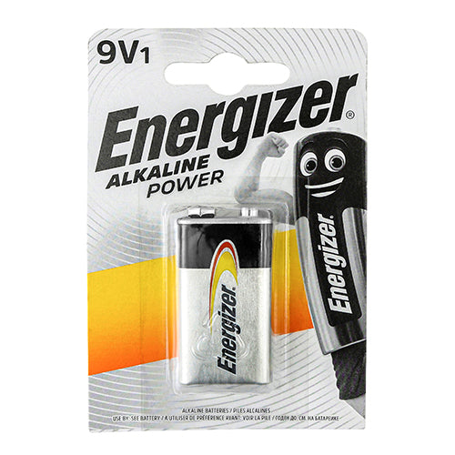 9V Energizer Power Alkaline Battery (Pack of 1) ENR297409