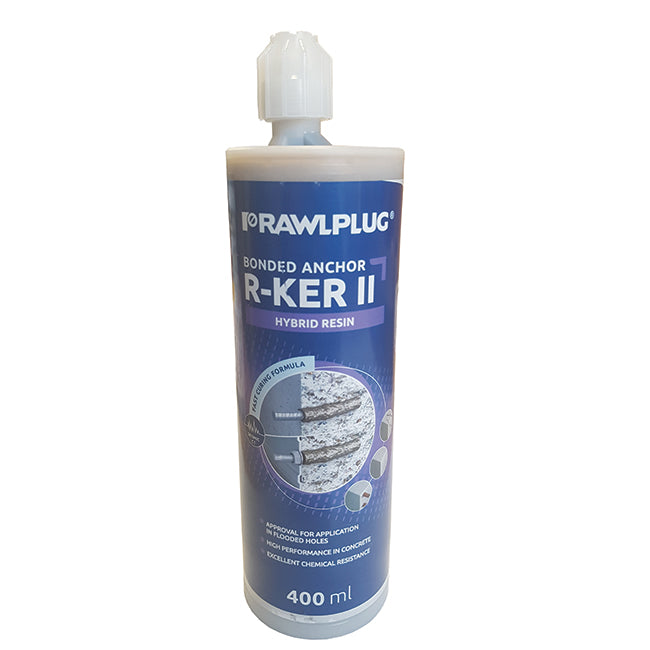 Rawlplug Winter Resin 400ml R-KER-II-W, supplied with a nozzle. (Anti-Freeze, Easy Squeeze, Fast Curing Winter Formula)