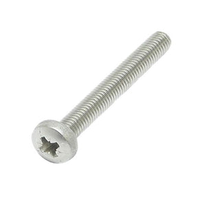 M4 x 25 Machine Screw, Pan Pozi No.2 Stainless Steel A4 (316)