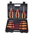 Hilka 11 Piece VDE Plier & Srewdriver Set In Case