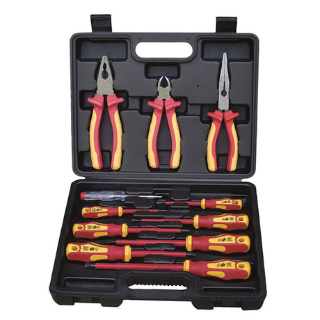 Hilka 11 Piece VDE Plier & Srewdriver Set In Case