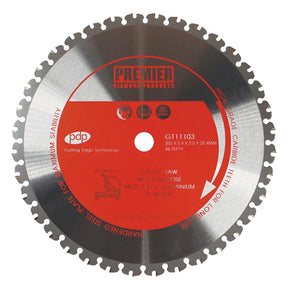Premier 355mm Steel Cutting Saw Blade Multi-Purpose GT11103