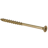 Screw-Tite 5 x 100mm Countersunk Pozi PZ2, All Purpose Screw, Net Coat Yellow. TFST05100