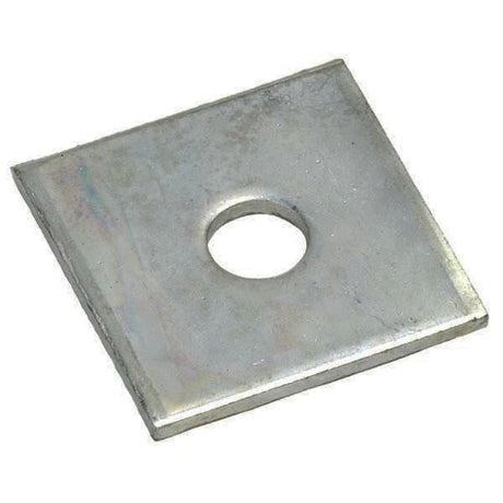M12 x 65 x 6mm Mild Steel Square Plate Washers, Galvanised DIN 436