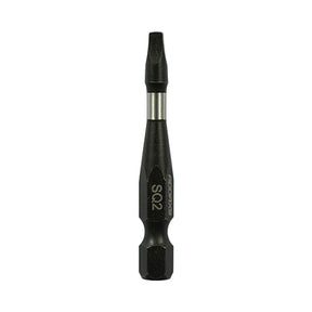SQ2 x 50mm Addax X6 Impact Screwdriver Bit (Pack of 5) 2SQ50X6