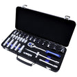 Jefferson 29 Piece 1/2" Drive Socket Set in Metal Case JEFSOC017