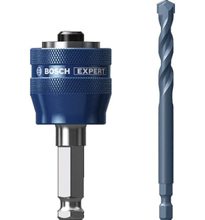 Bosch Expert Power Change Adapter & 8.5 x 105mm HSS Pilot Drill Bit For Masonry 2 608 900 526