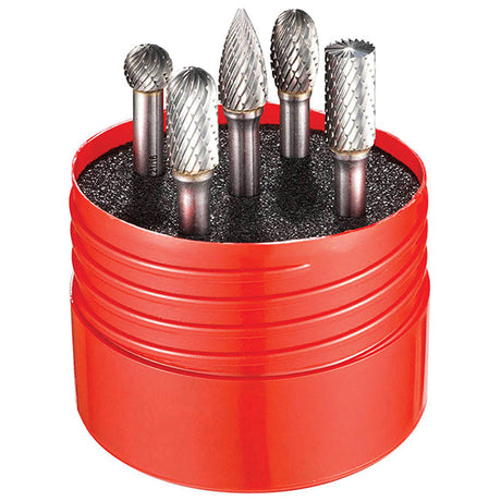 Dormer P88001 5 piece Rotary Burr Set