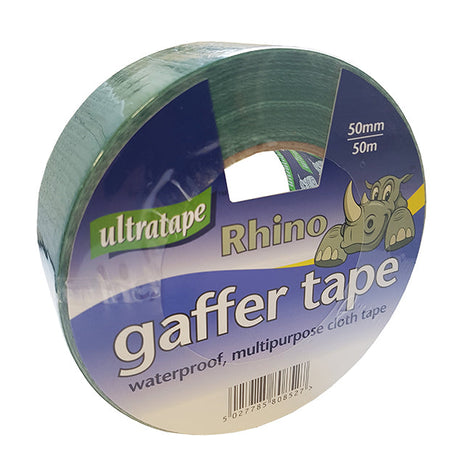 50mm (2") x 50 metre Gaffa/Gaffer Tape Green