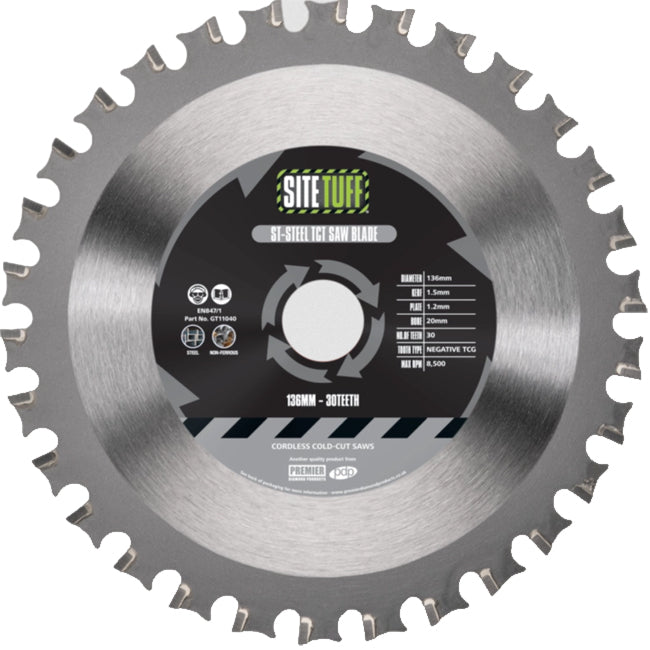 Site Tuff 150mm Steel Cutting Circular Saw Blade GT11041