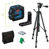 Bosch GLL 20-22G Line Laser + Mount + BT150 Tripod & 4 AA Batteries