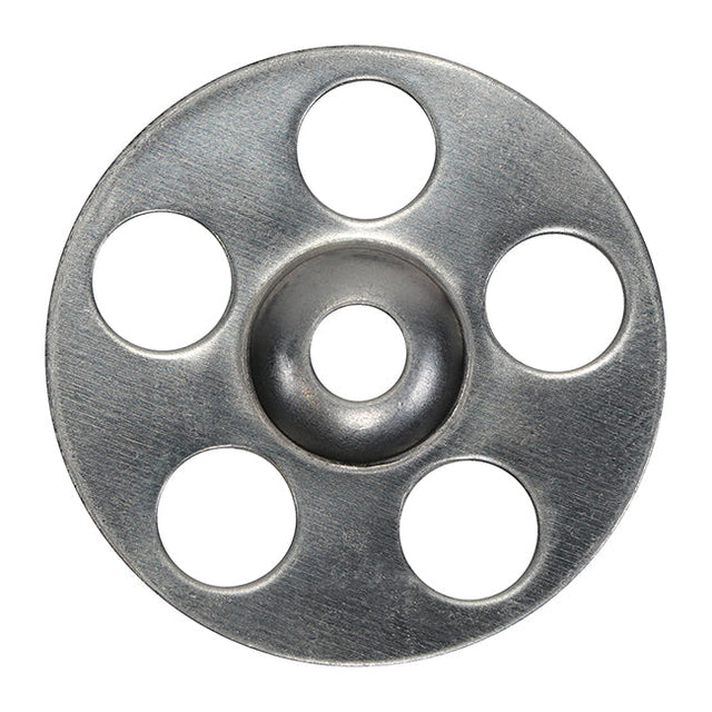36mm Insulation Disc 5mm Hole, Stainless Steel (Box of 100)