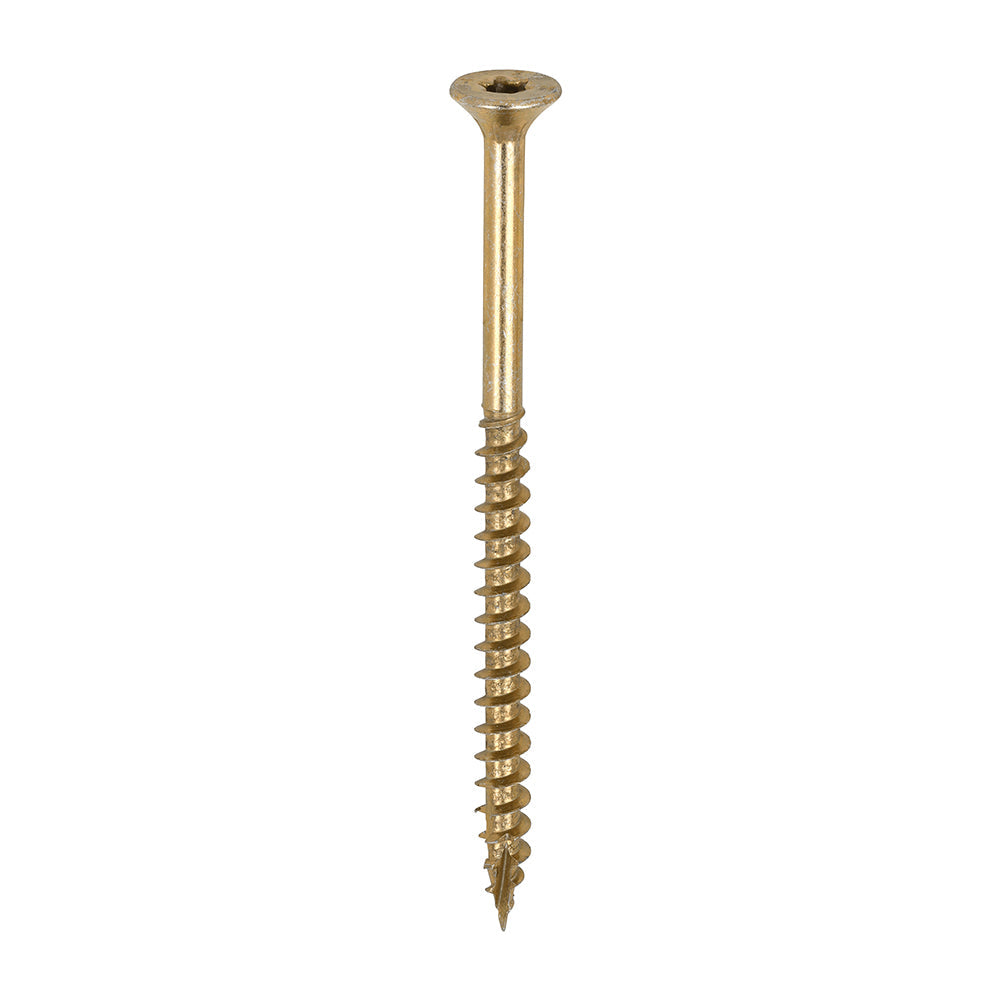 5.0 x 80 Timco Countersunk TX25 Clamp Fix C2 Woodscrews Yellow (Tub of 350) 50080C2CTUB