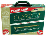 Timco C2 Classic Twin Cut Multi-Purpose Screw 1800 Pieces Trade Case C2SC