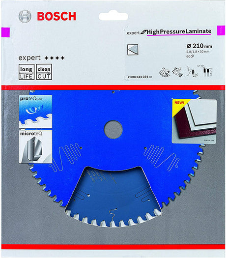 Bosch 254 x 30 x 84t Circular Saw Blade Expert for High Pressure Laminate